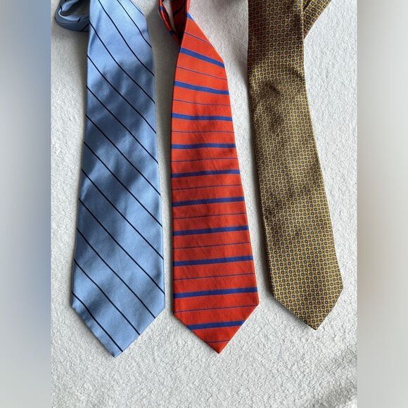 Brooks Brothers Makers Silk Tie Stripe Men‎ Necktie - REPP Lot Of 3 - Picture 5 of 7